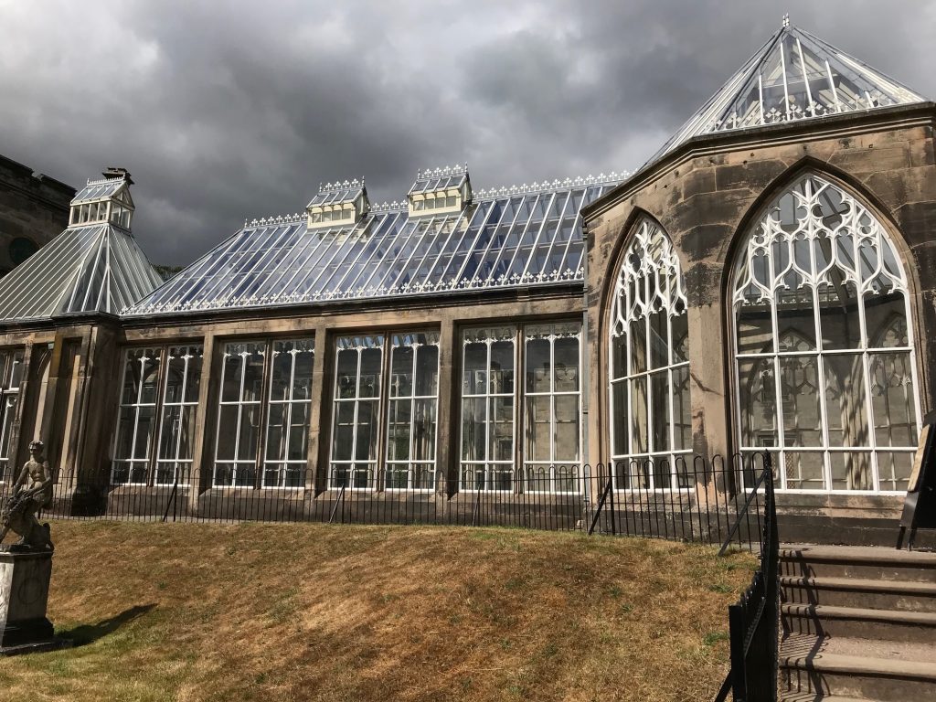 Restoring historic Alton Towers heritage conservatory located within the castle ground