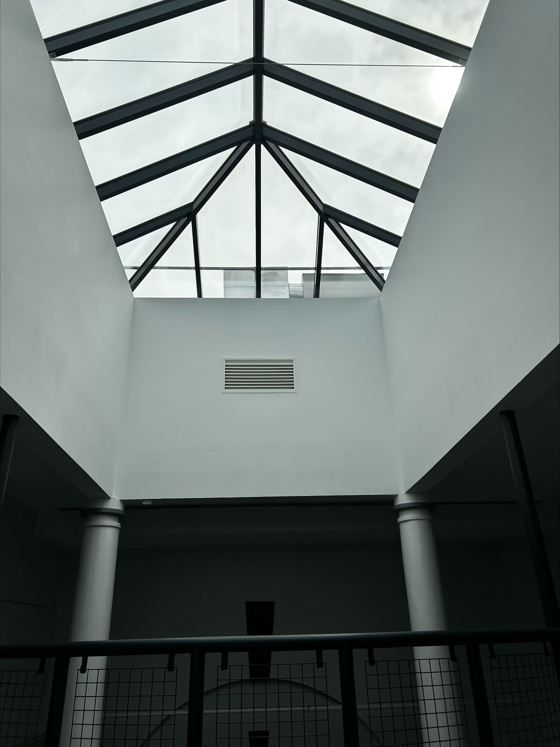 New aluminium rooflight above learning room at Salford Museum & Art Gallery